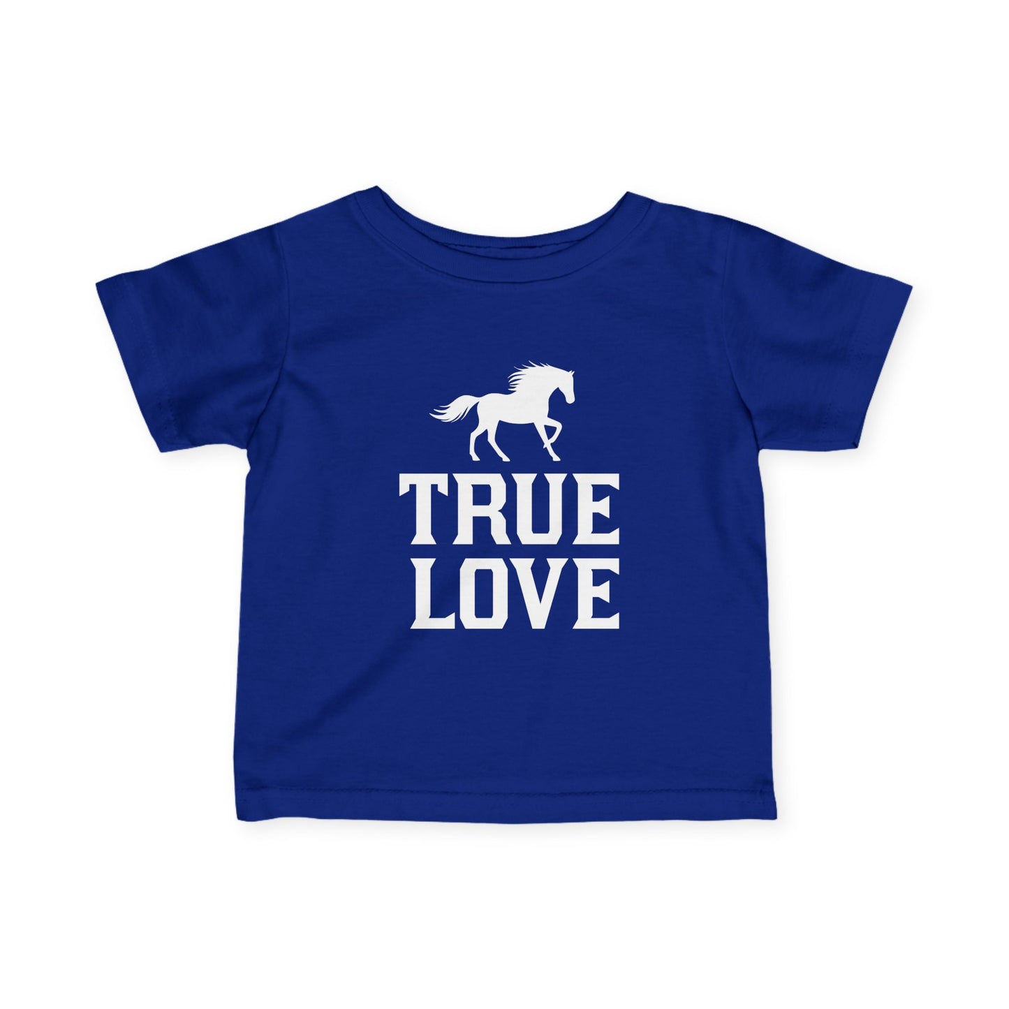 Horse Themed Infant Jersey Tee - True Love, Baby T-Shirt, Kids Horse Gift, Baby Shower, Equine Apparel, Toddler Shirt