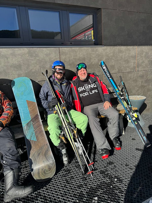 Skiing For Life T-Shirt | Skiing Graphic Tee