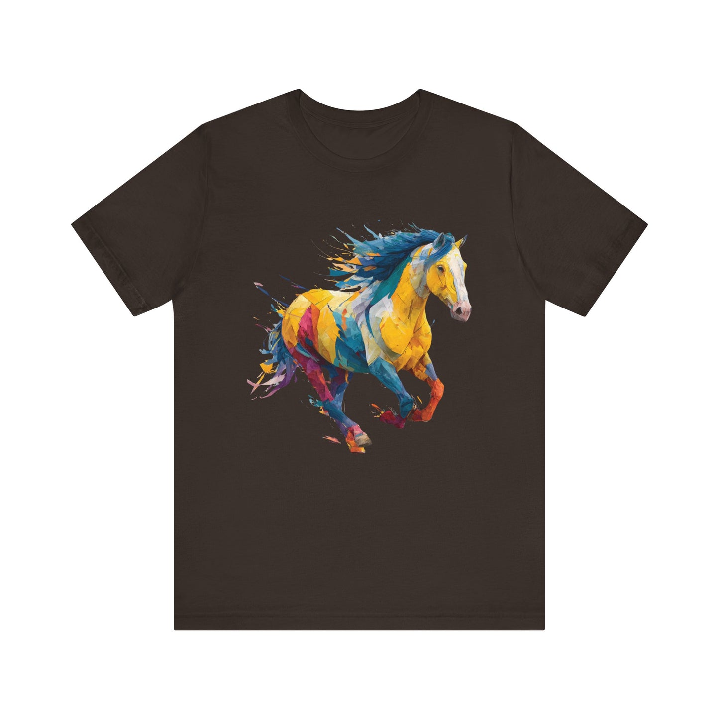 Vibrant Galloping Horse Tee | True Love for Horse T-Shirt, Gift for Horse Lovers, Unisex Tee, Casual Wear, Birthday Gift, Animal Lover Apparel