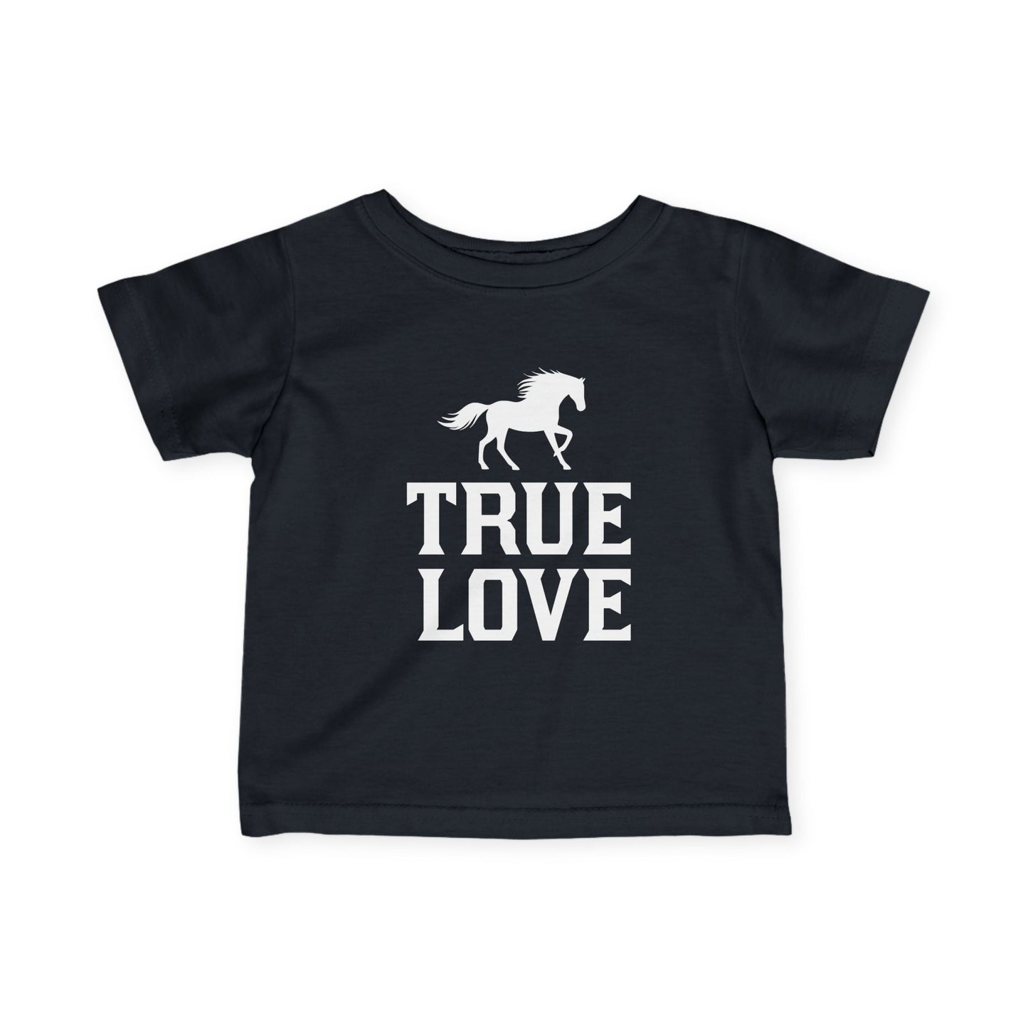 Horse Themed Infant Jersey Tee - True Love, Baby T-Shirt, Kids Horse Gift, Baby Shower, Equine Apparel, Toddler Shirt