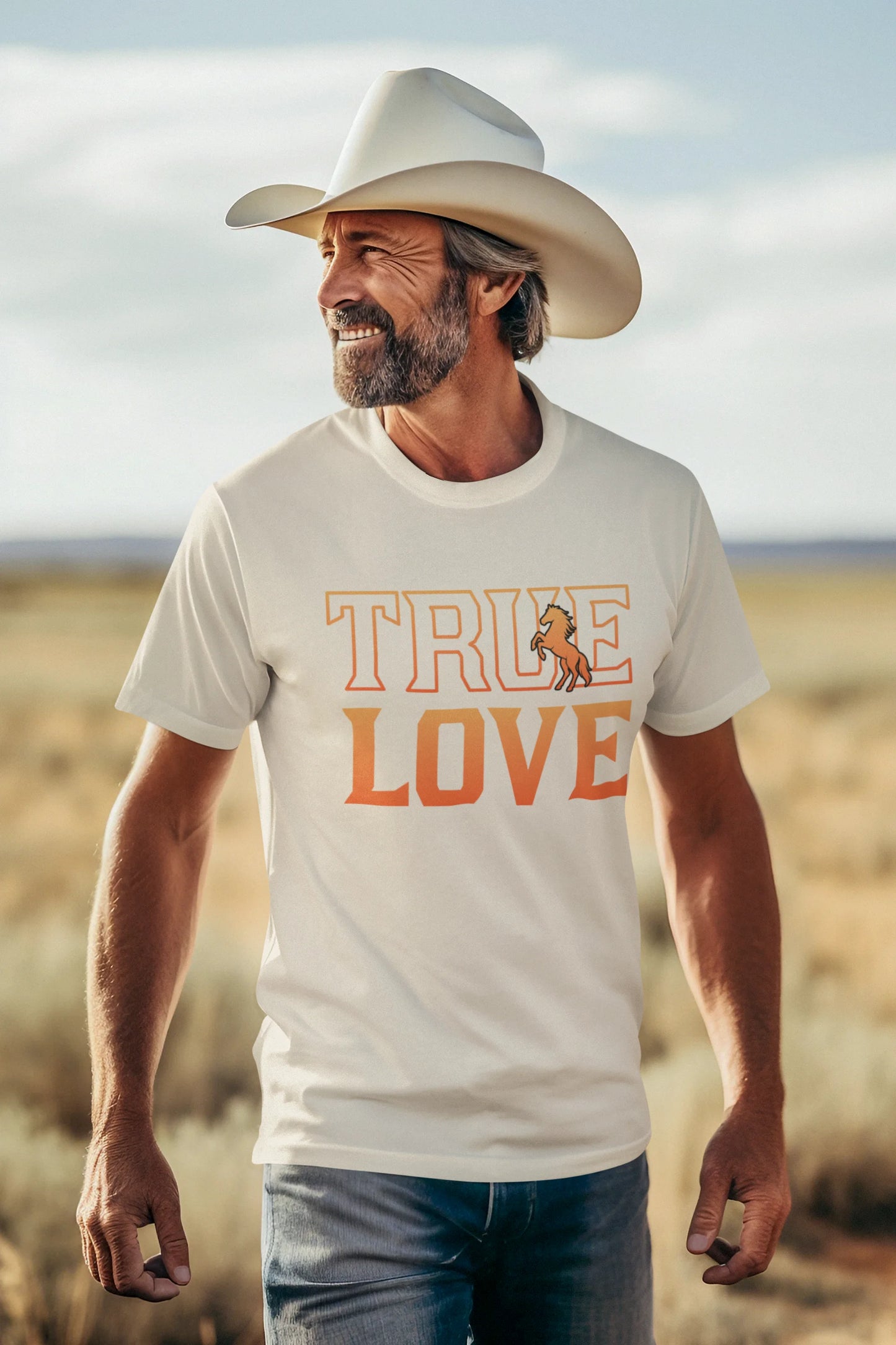 Funny Horse riding T-Shirt | The horse is her true love