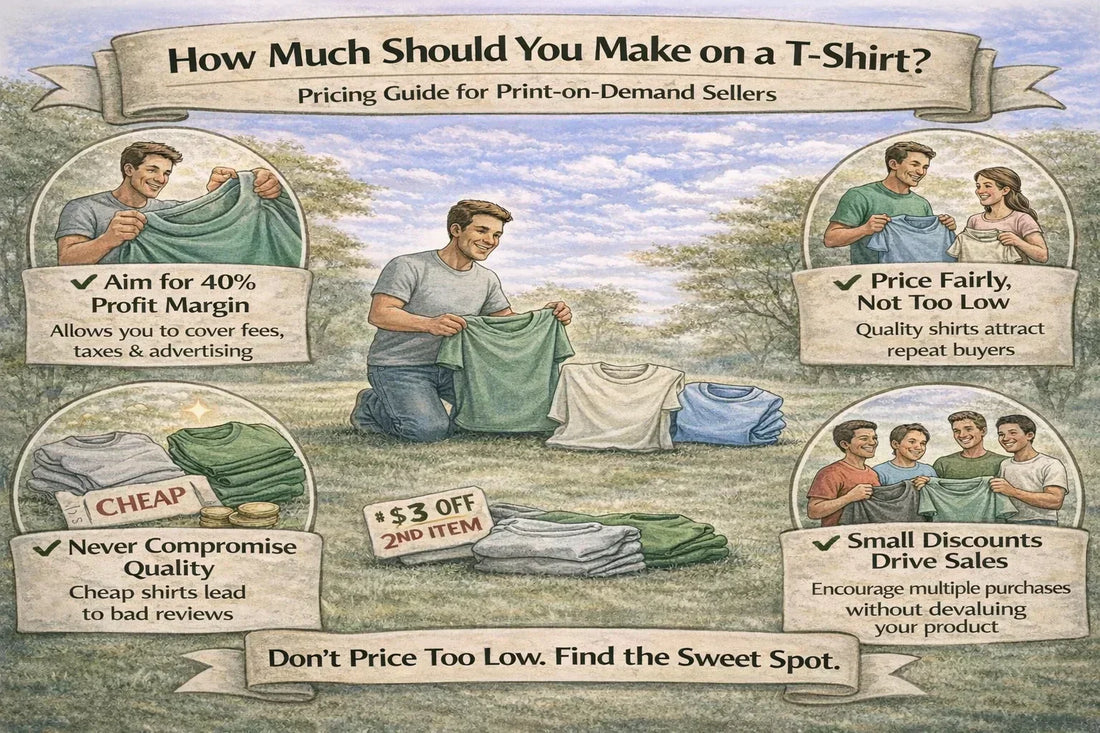 How much profit should I make on a T-Shirt?