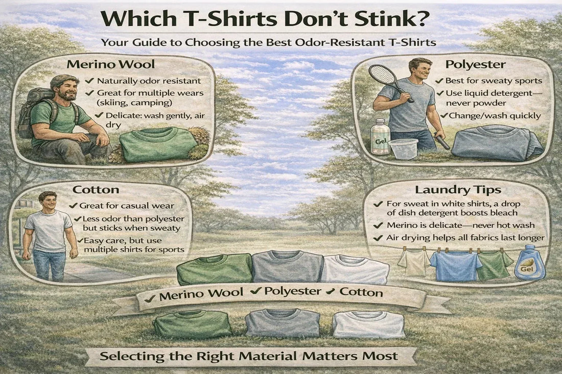 Which T-Shirts Don’t Stink? A Practical Guide from Someone Who’s Tested Everything