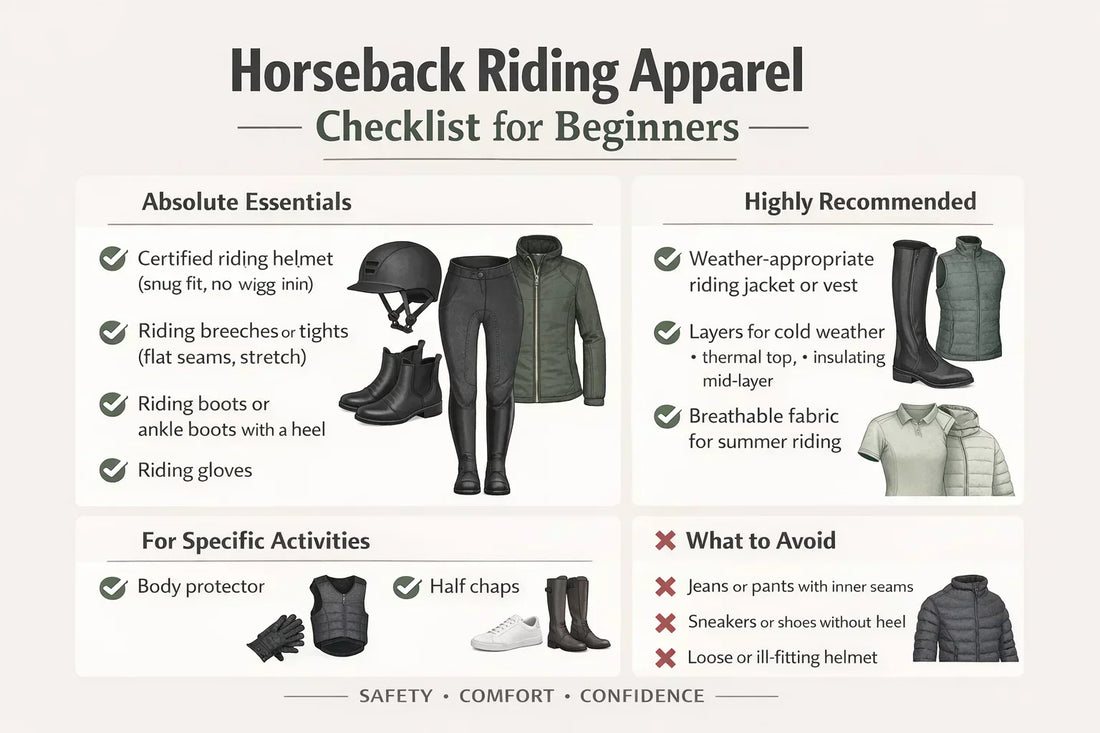 What is the best apparel for horseback riding?