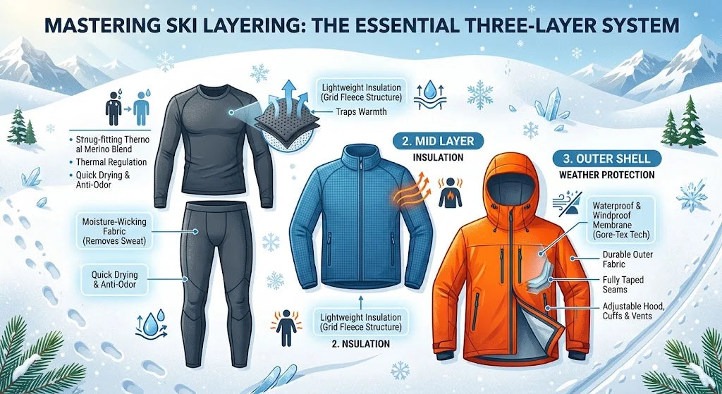 How many layers do I need for skiing? A Practical Guide From the Slopes