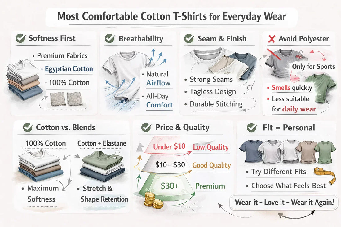 Most comfortable cotton t-shirts for everyday wear?