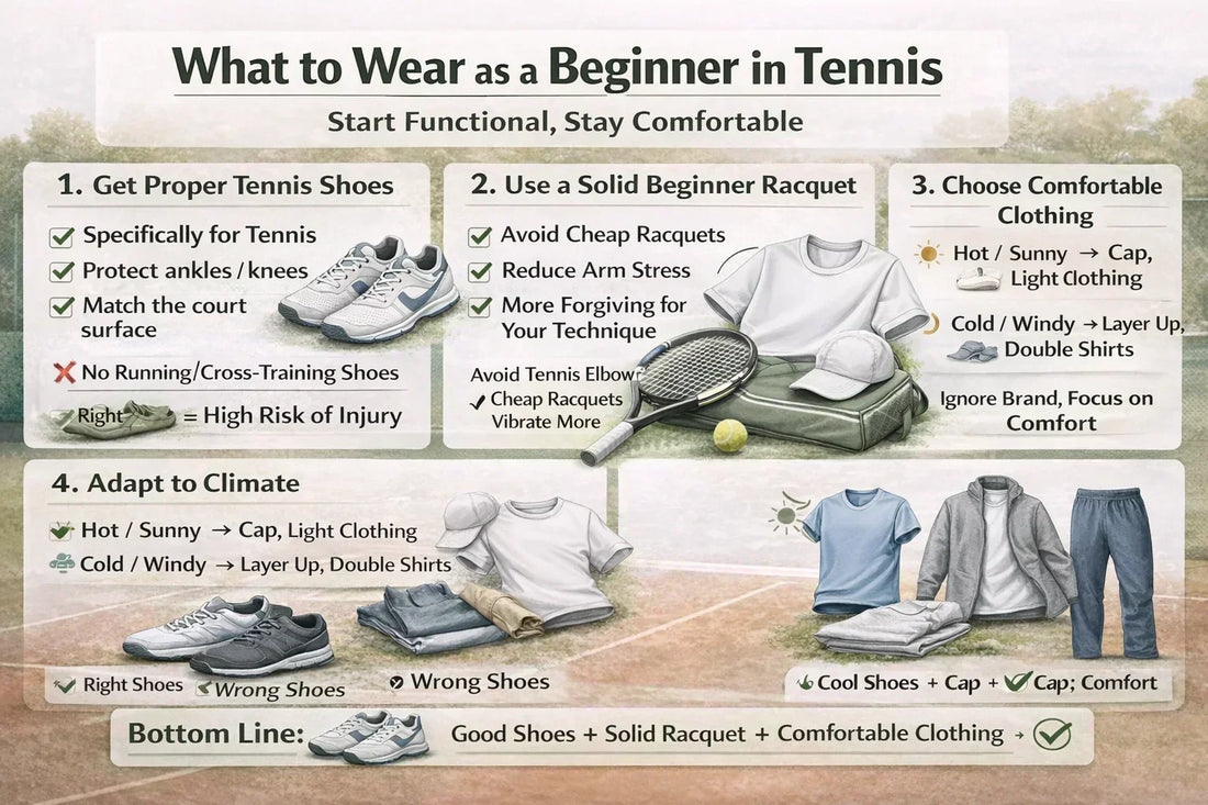What to Wear as a Beginner in Tennis