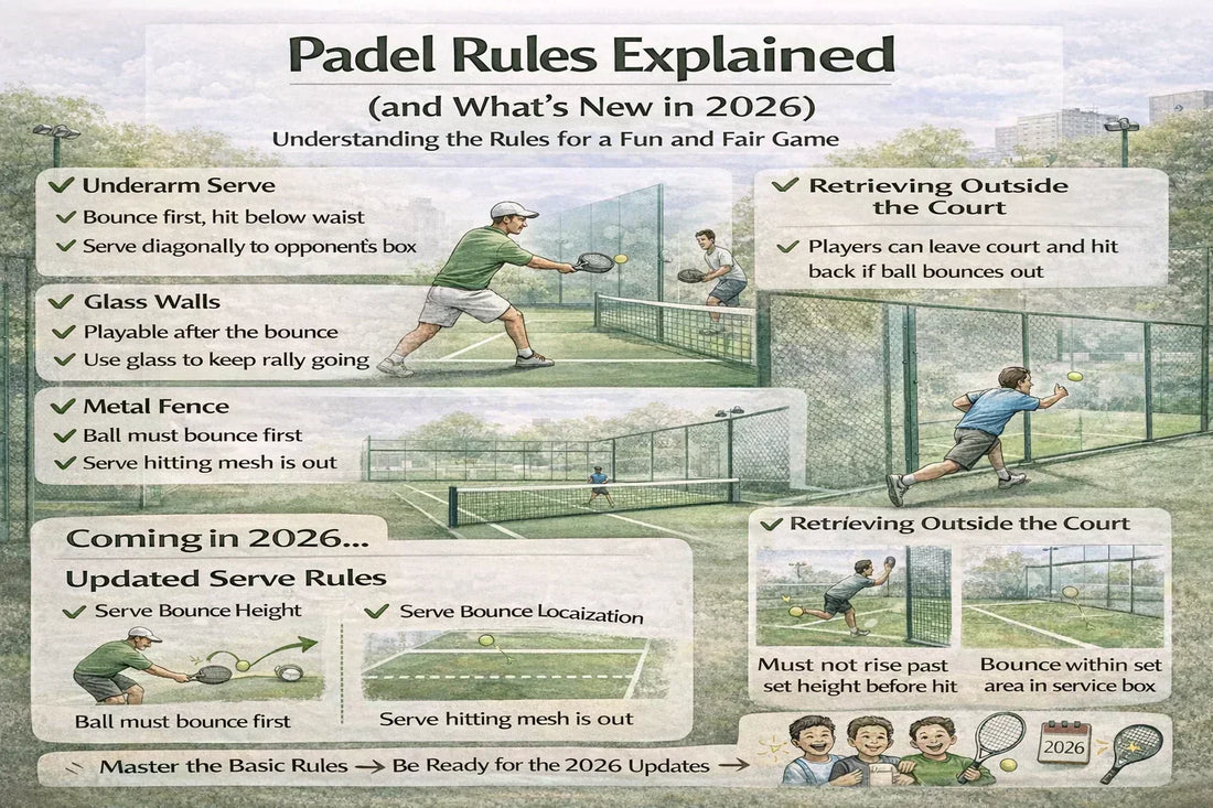 What are the main Padel Rules and what is new in 2026?