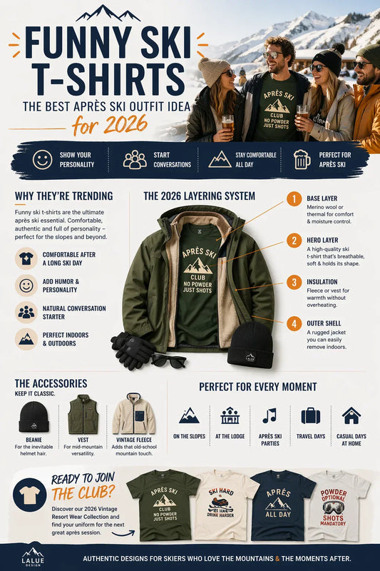 Funny Ski T-Shirts: The Best Après Ski Outfit Idea for 2026