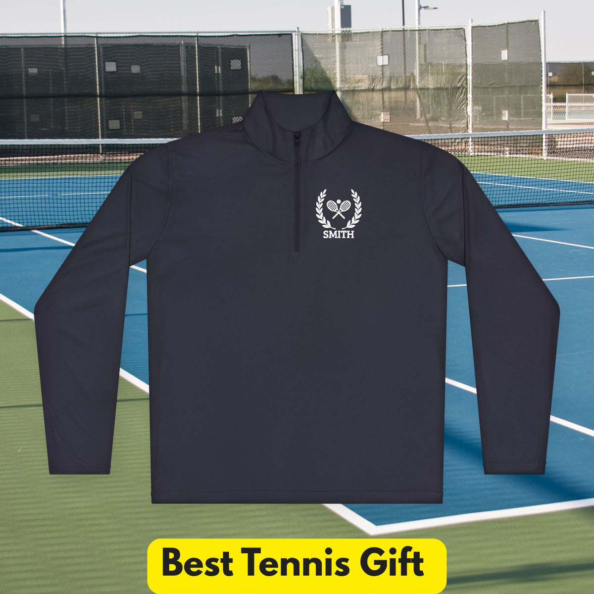 personalized tennis racket sweater 