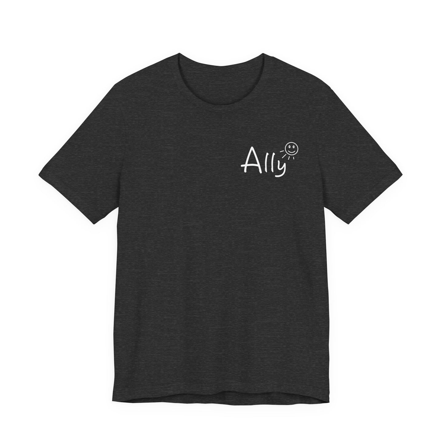Ally music band Shirt Green t-shirt with 'Lifted' logo on a white background