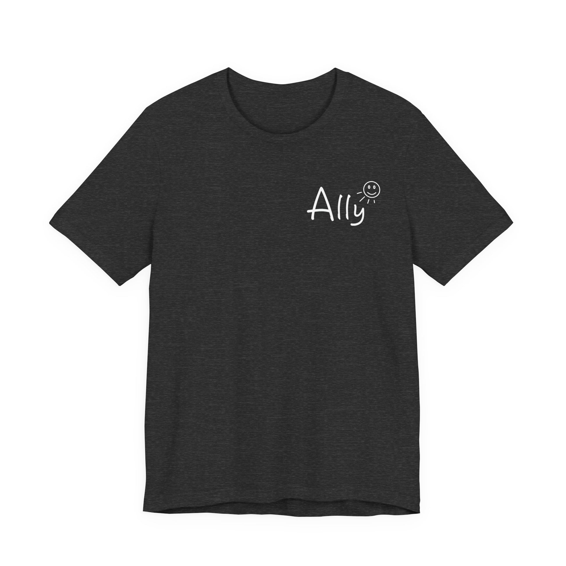 Ally music band Shirt Green t-shirt with 'Lifted' logo on a white background