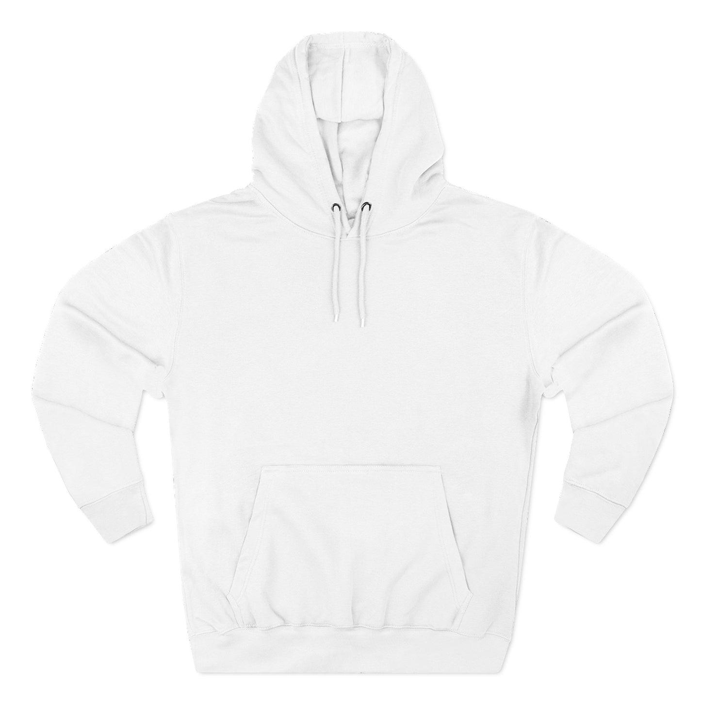 Tennis Hoodie White hoodie with 'STRIDE STUDIO' logo on a white background