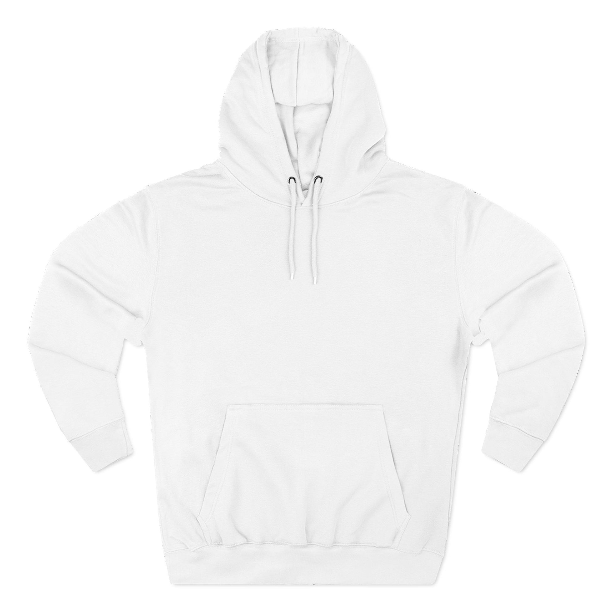 Tennis Hoodie White hoodie with 'STRIDE STUDIO' logo on a white background