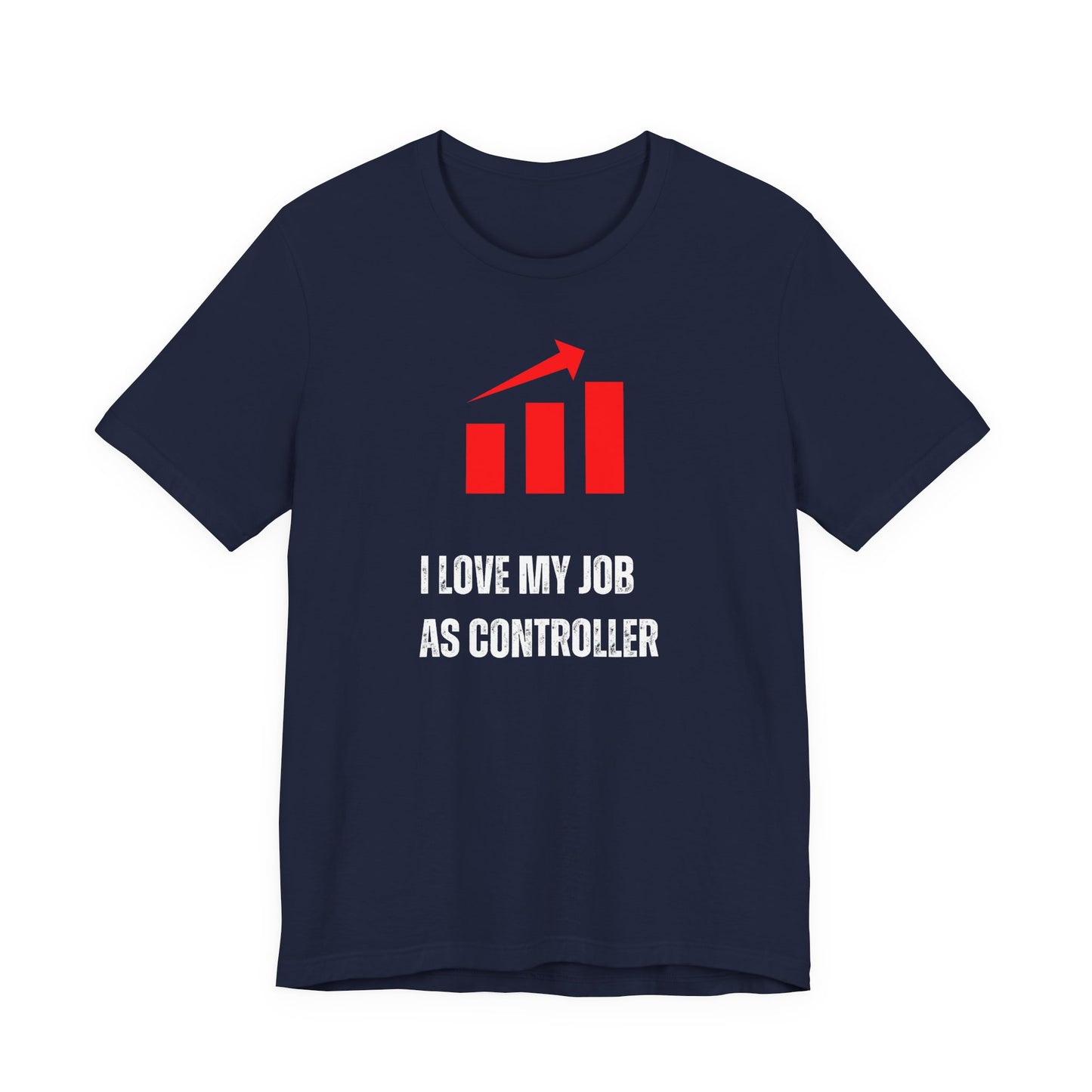 Finance Controller Shirt Black t-shirt with '4AM CREW' text in red and white on a white background