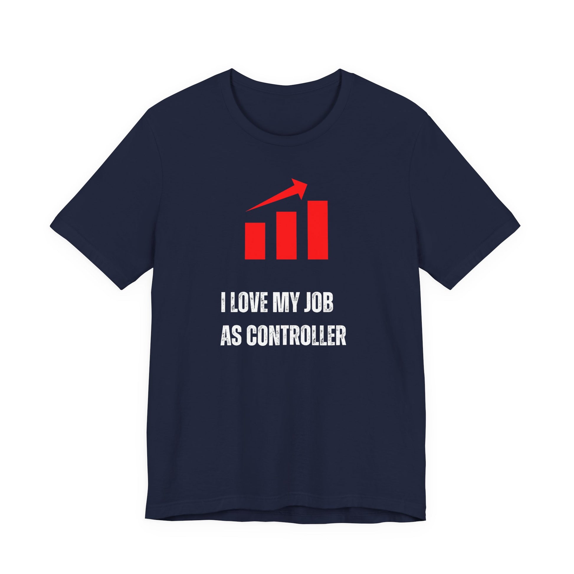 Finance Controller Shirt Black t-shirt with '4AM CREW' text in red and white on a white background