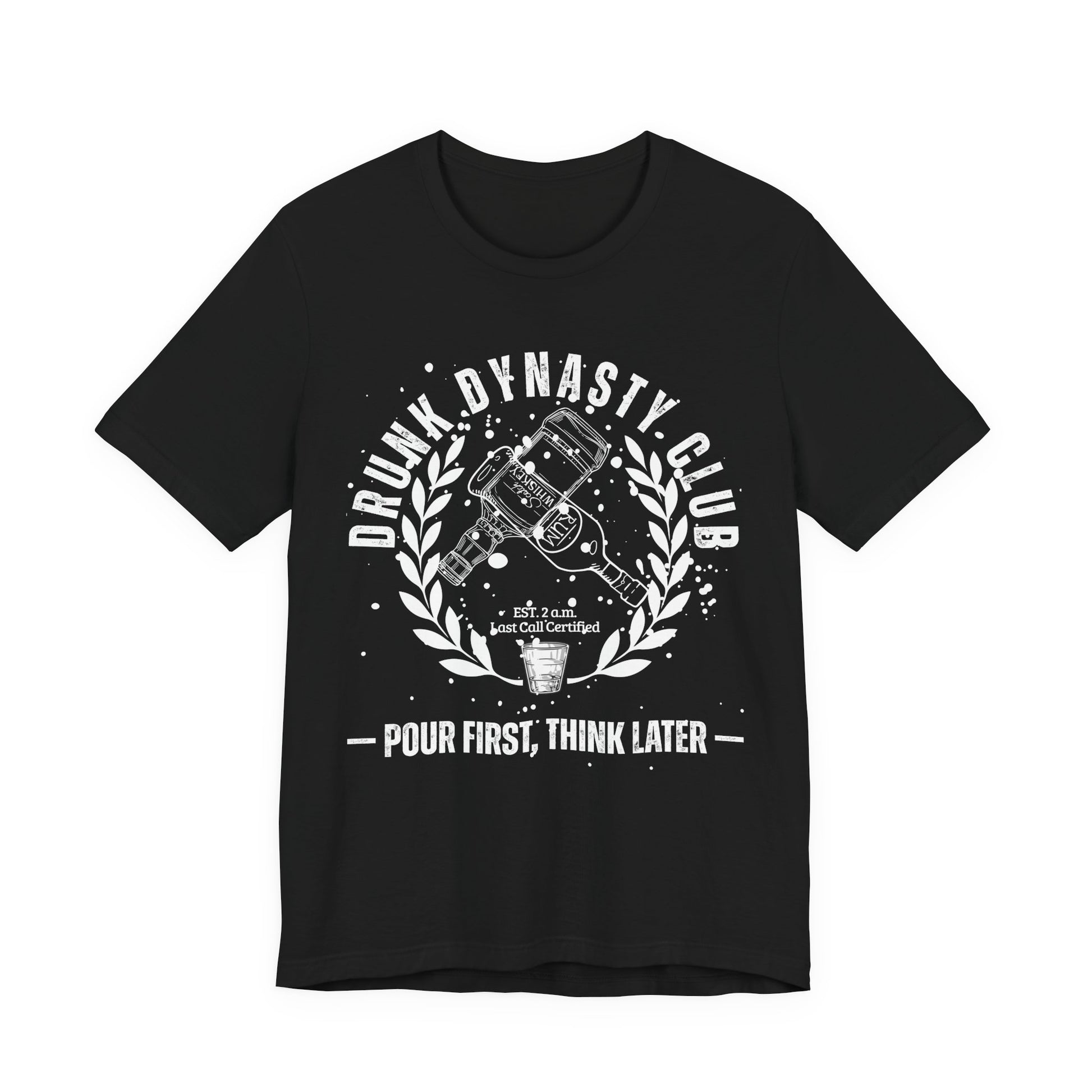 Funny shirts for men Black t-shirt with white text on a white background