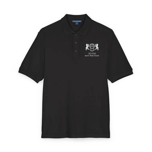 Oversized Embroidered Polo Shirt — 'Xutos, more then tennis' Subtle Chest Logo