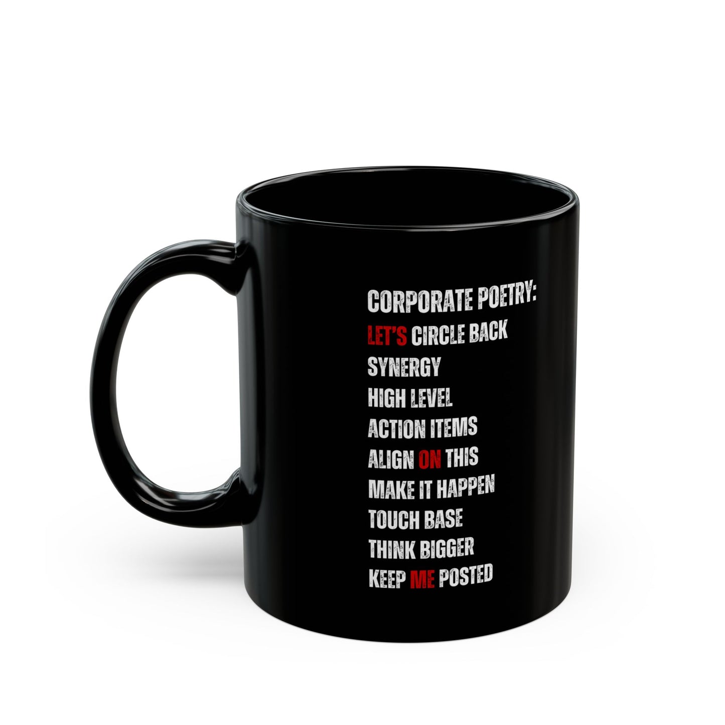 I love my job as boss mug