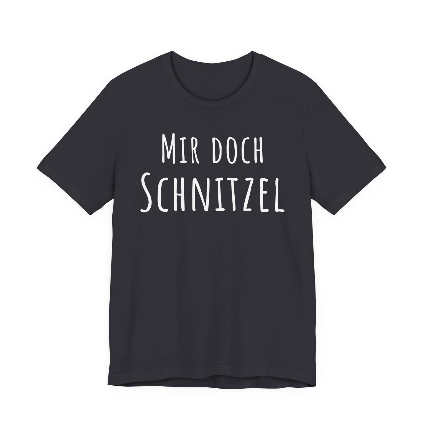 Black t-shirt with a white tree-of-life design on a white background