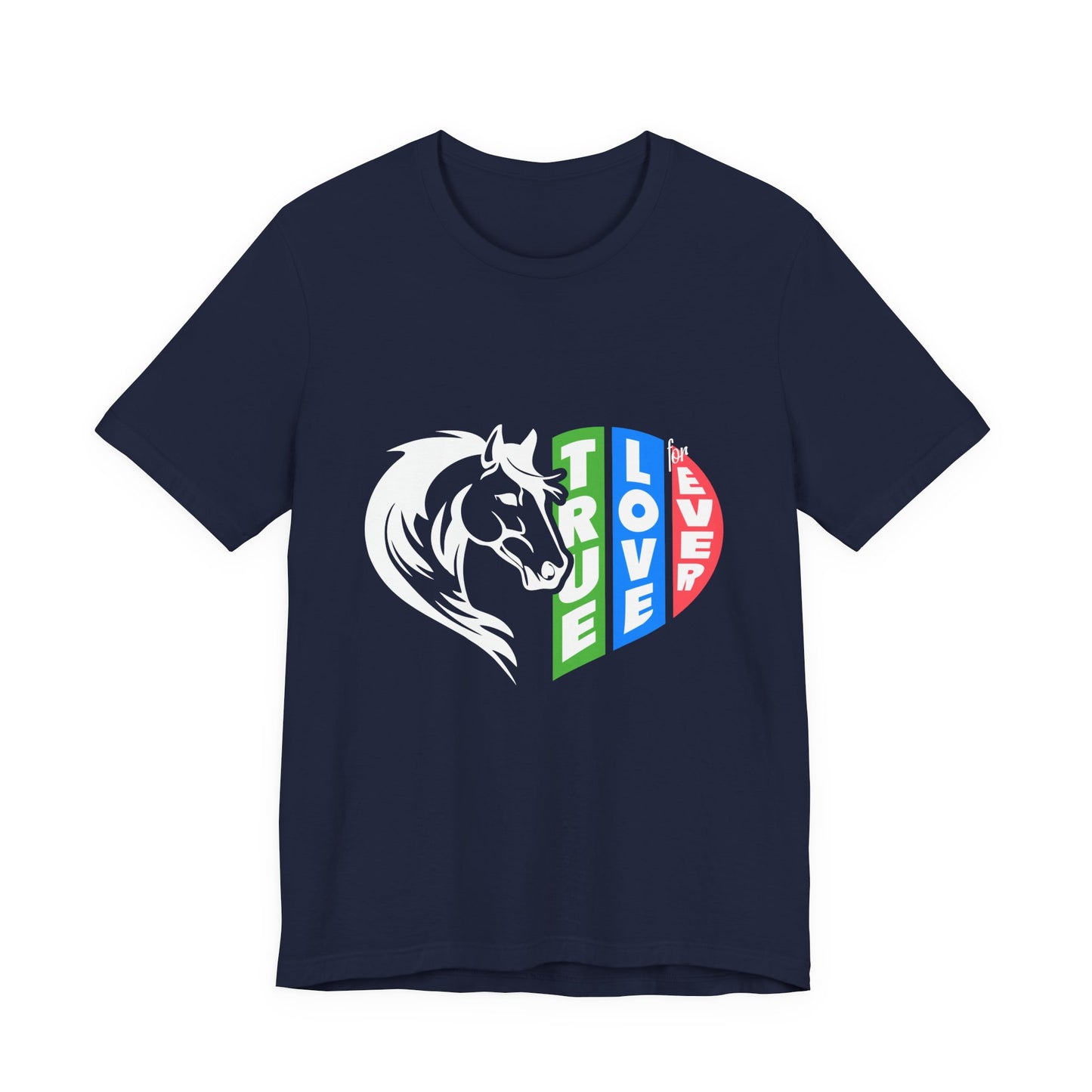 Equestrian Love Tee | True Love Horse T-Shirt, Gift for Horse Lovers, Unisex Tee, Casual Wear, Birthday Gift, Animal Lover Apparel