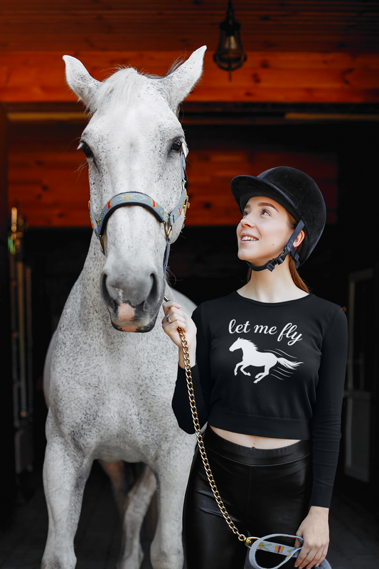 Let me fly Tee | True Love for Horse T-Shirt, Gift for Horse Lovers, Unisex Tee, Casual Wear, Birthday Gift, Animal Lover Apparel
