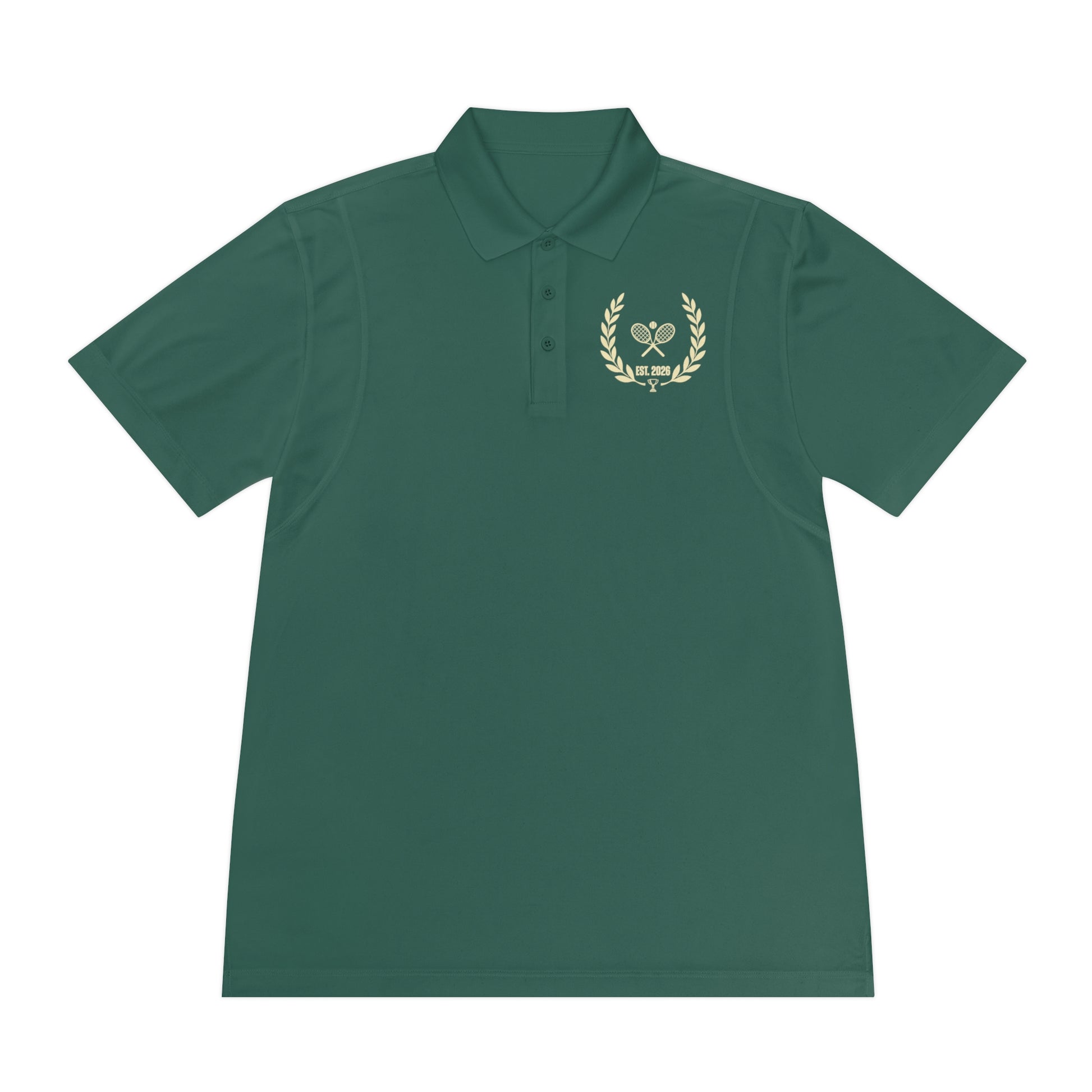 Tennis Polo Women Tennis Polo Women Green polo shirt with a logo on the chest against a white background