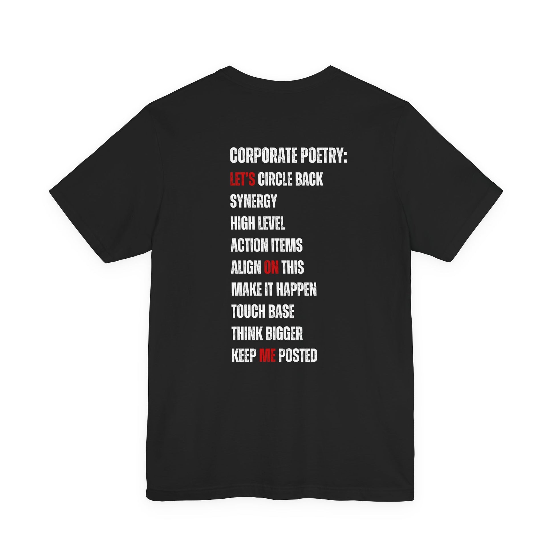 Corporate Poetry Boss Shirt - Funny Office Humor Tee