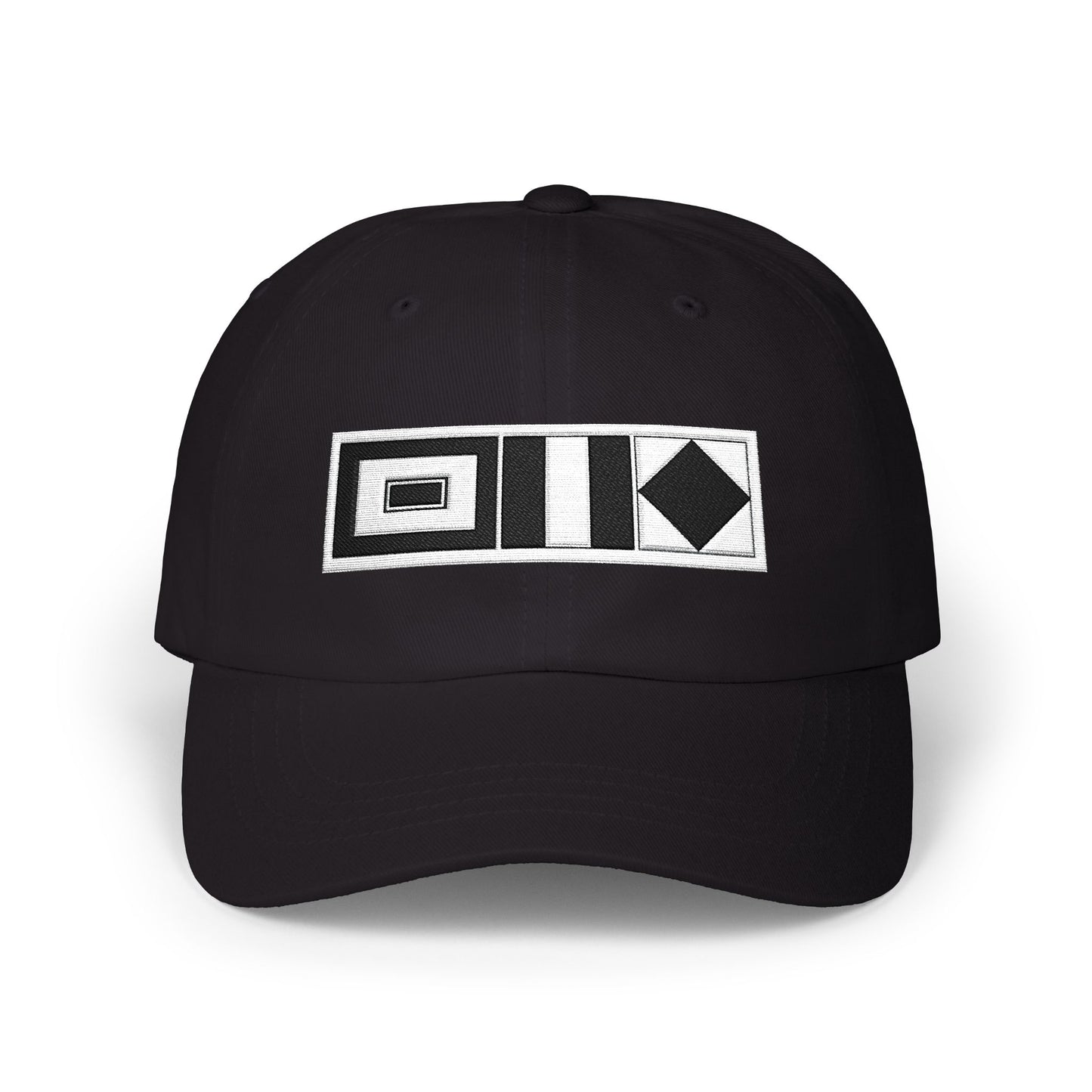 Sailing Cap Black cap with a white label reading 'I'm the awesome truck driver everyone is talking about' on a white background