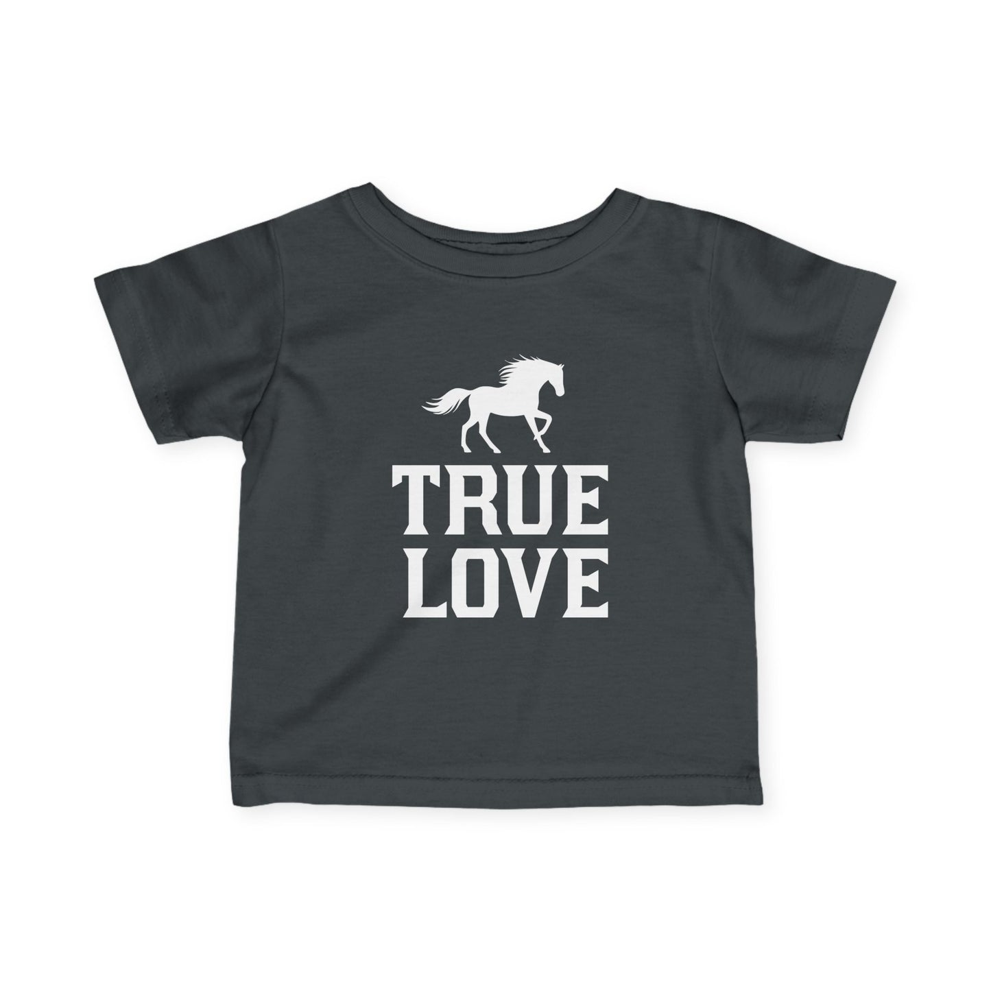 Horse Themed Infant Jersey Tee - True Love, Baby T-Shirt, Kids Horse Gift, Baby Shower, Equine Apparel, Toddler Shirt