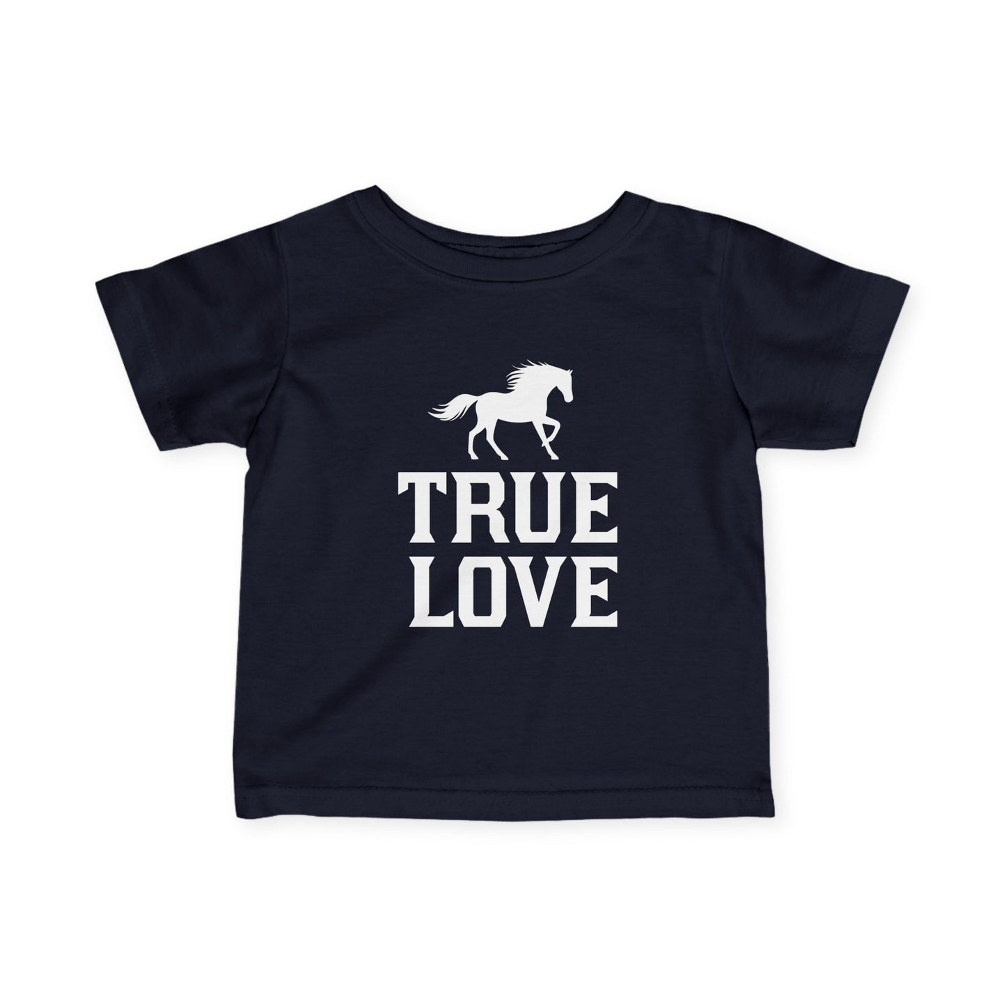 Horse Themed Infant Jersey Tee - True Love, Baby T-Shirt, Kids Horse Gift, Baby Shower, Equine Apparel, Toddler Shirt