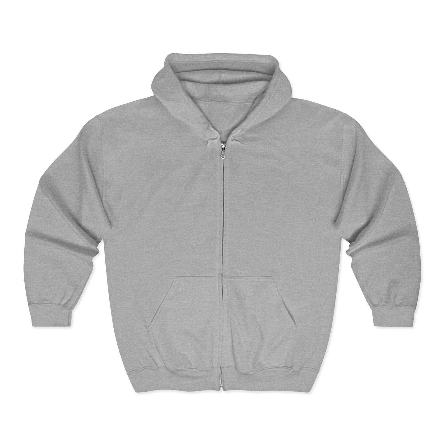 Gray hoodie on a white background