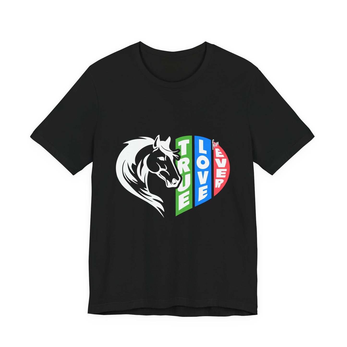 Equestrian Love Tee | True Love Horse T-Shirt, Gift for Horse Lovers, Unisex Tee, Casual Wear, Birthday Gift, Animal Lover Apparel