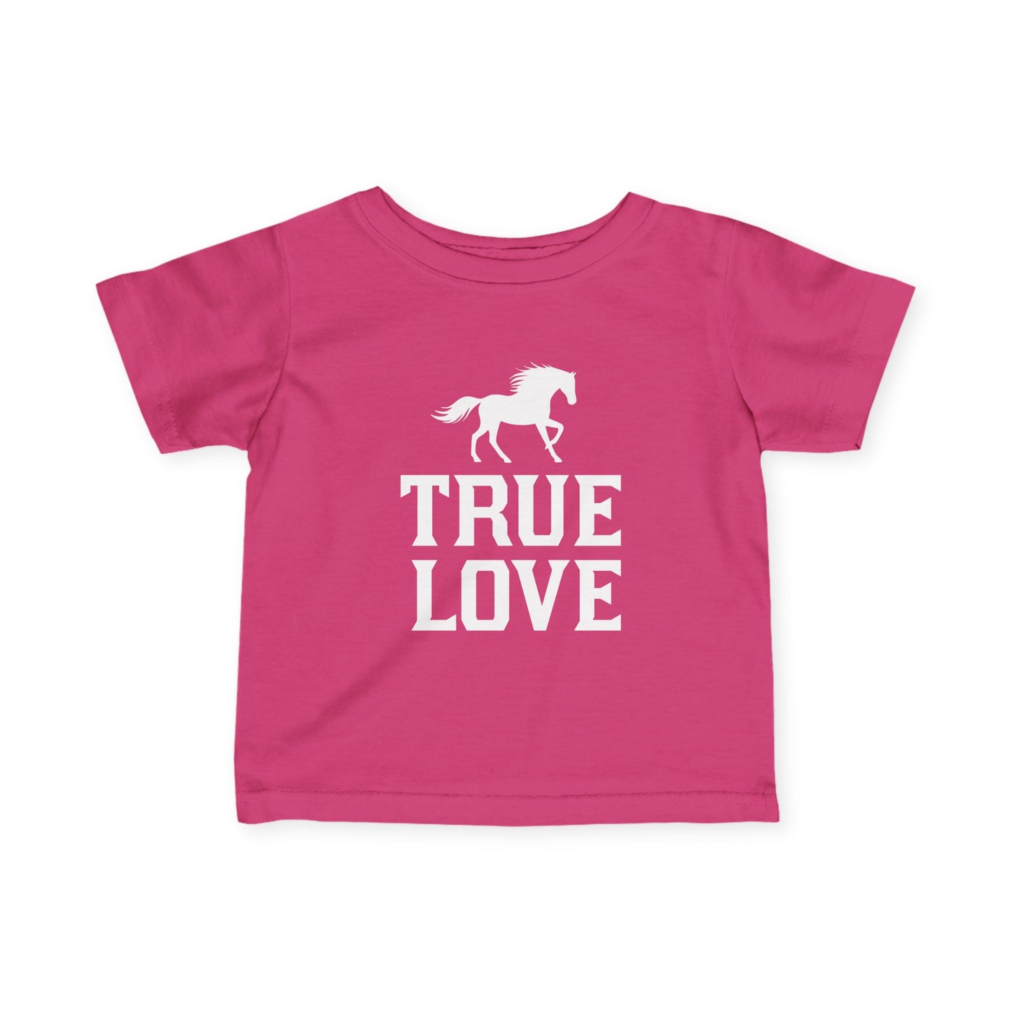 Horse Themed Infant Jersey Tee - True Love, Baby T-Shirt, Kids Horse Gift, Baby Shower, Equine Apparel, Toddler Shirt