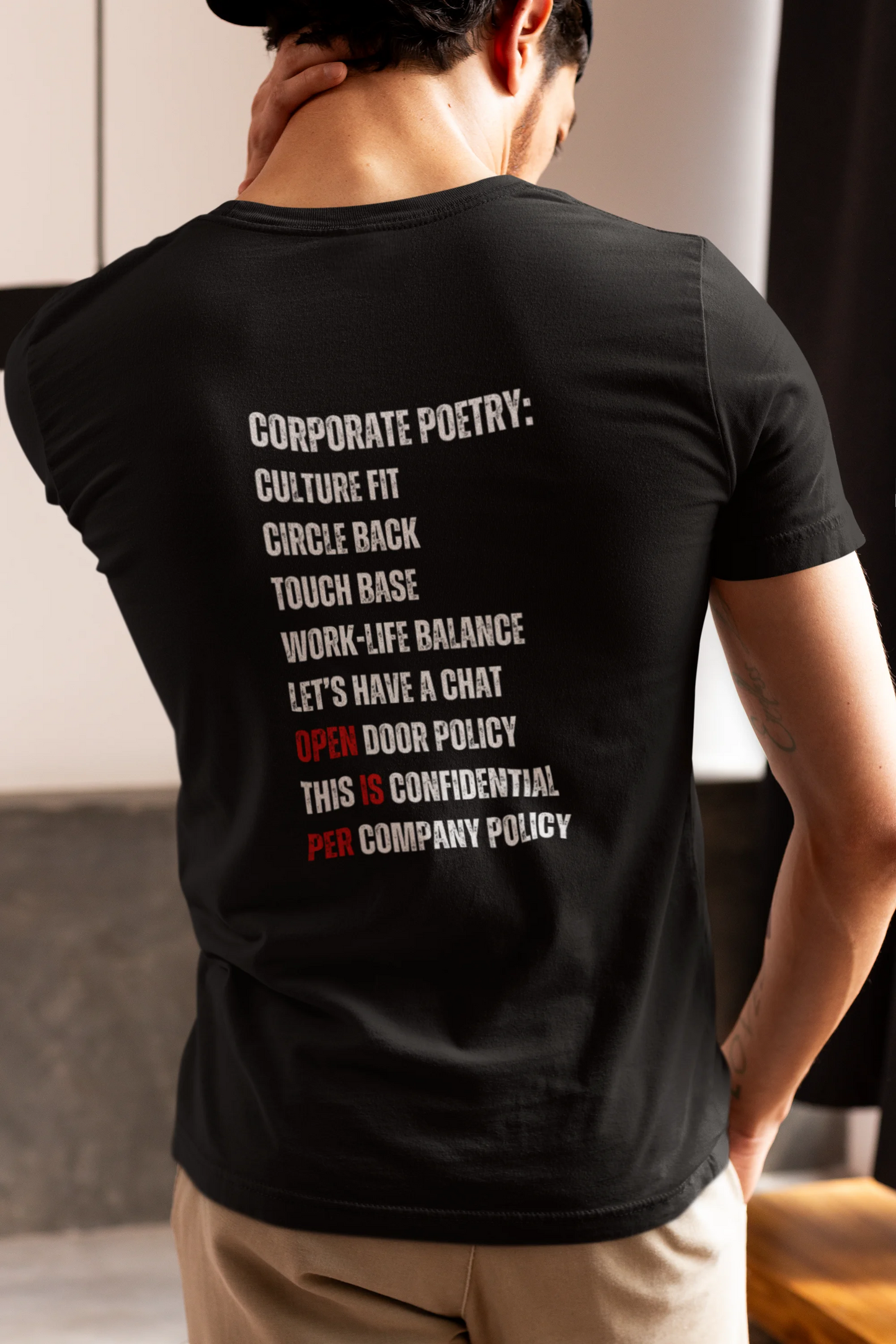 Corporate Poetry HR Shirt - Office Humor Work Tee