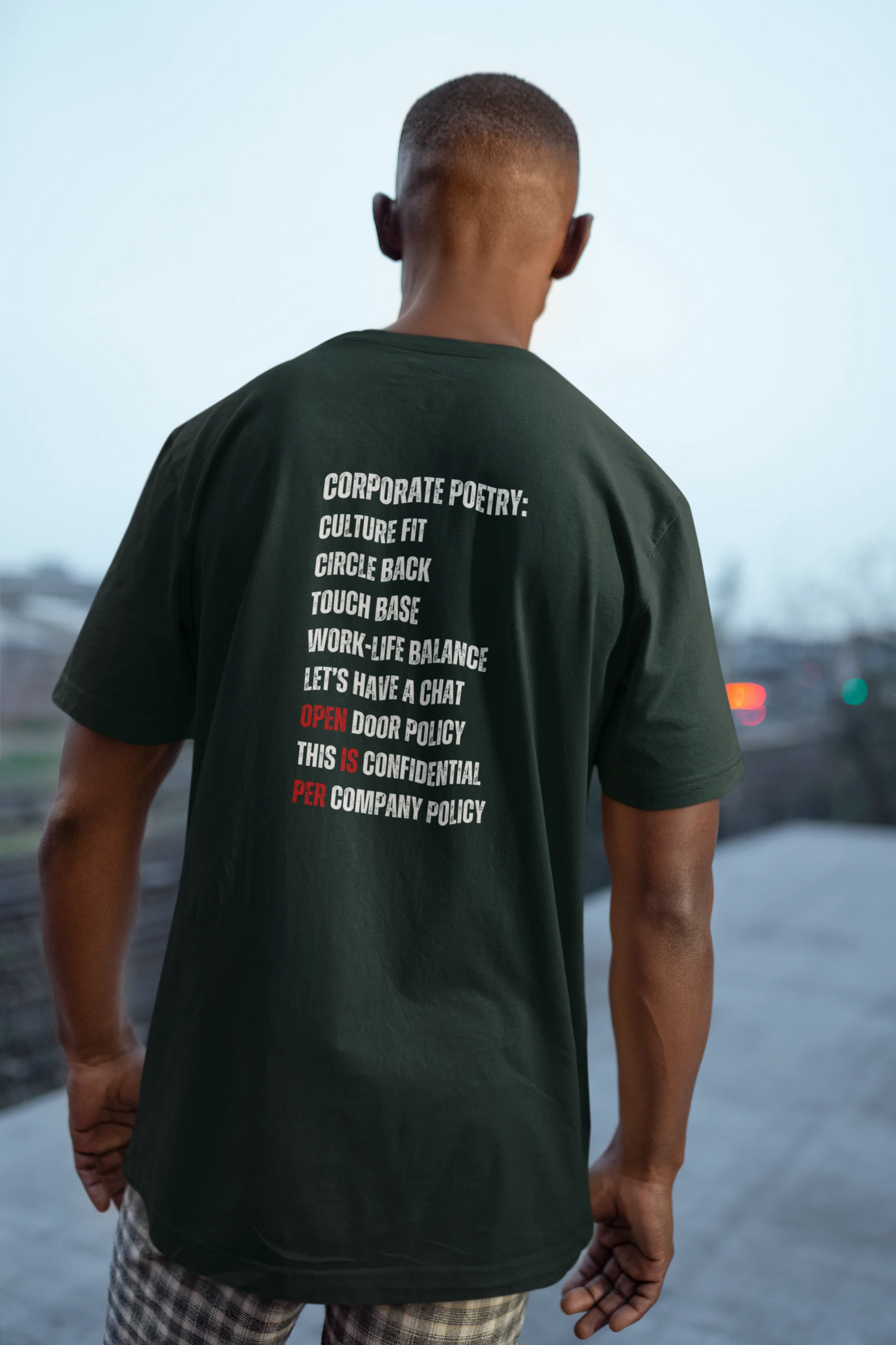Corporate Poetry HR Shirt - Office Humor Work Tee