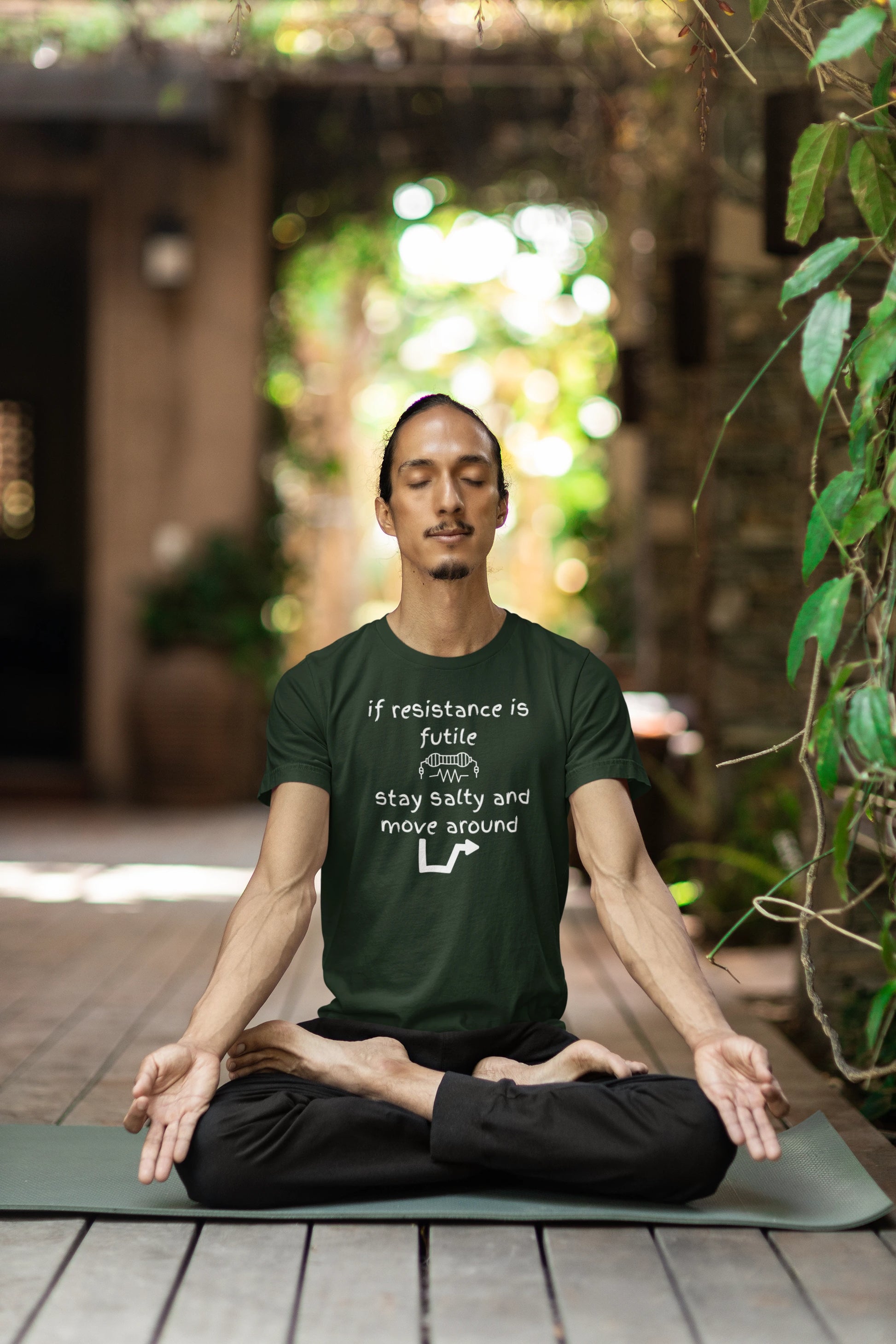 Stay Salty Move Around T-Shirt | Funny Sarcastic Quote Tee
