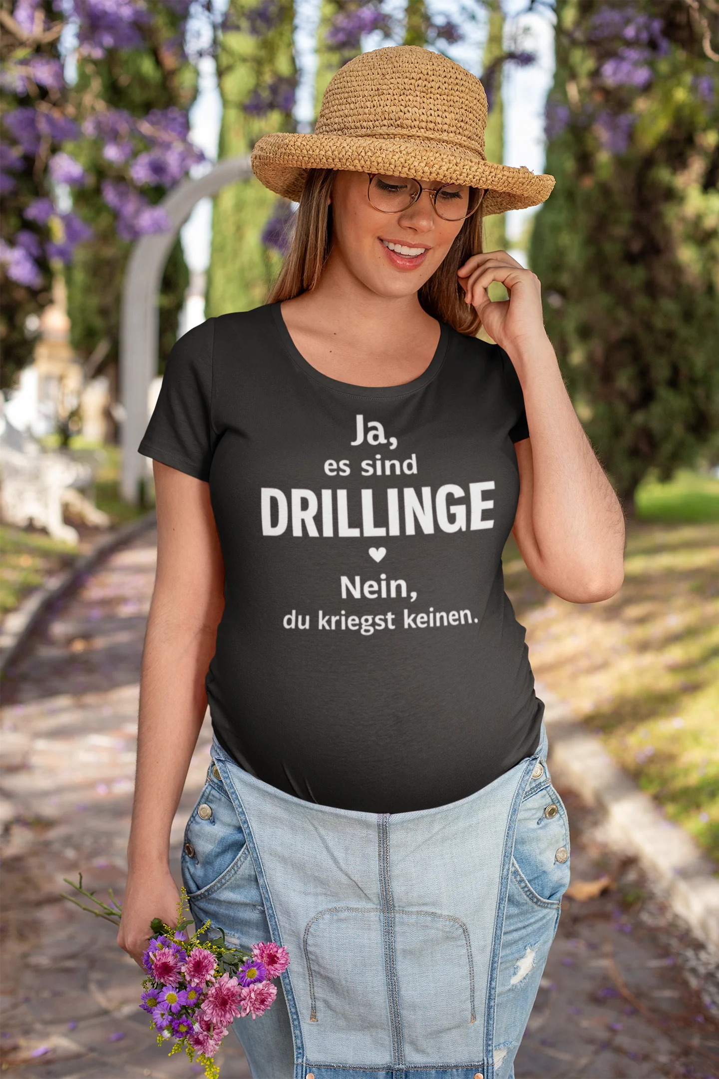 T-Shirt für Drillingseltern 
