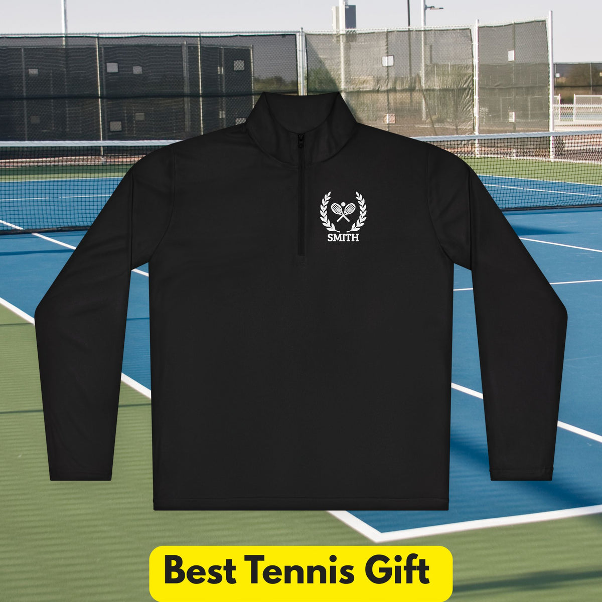 personalized tennis racket sweater 