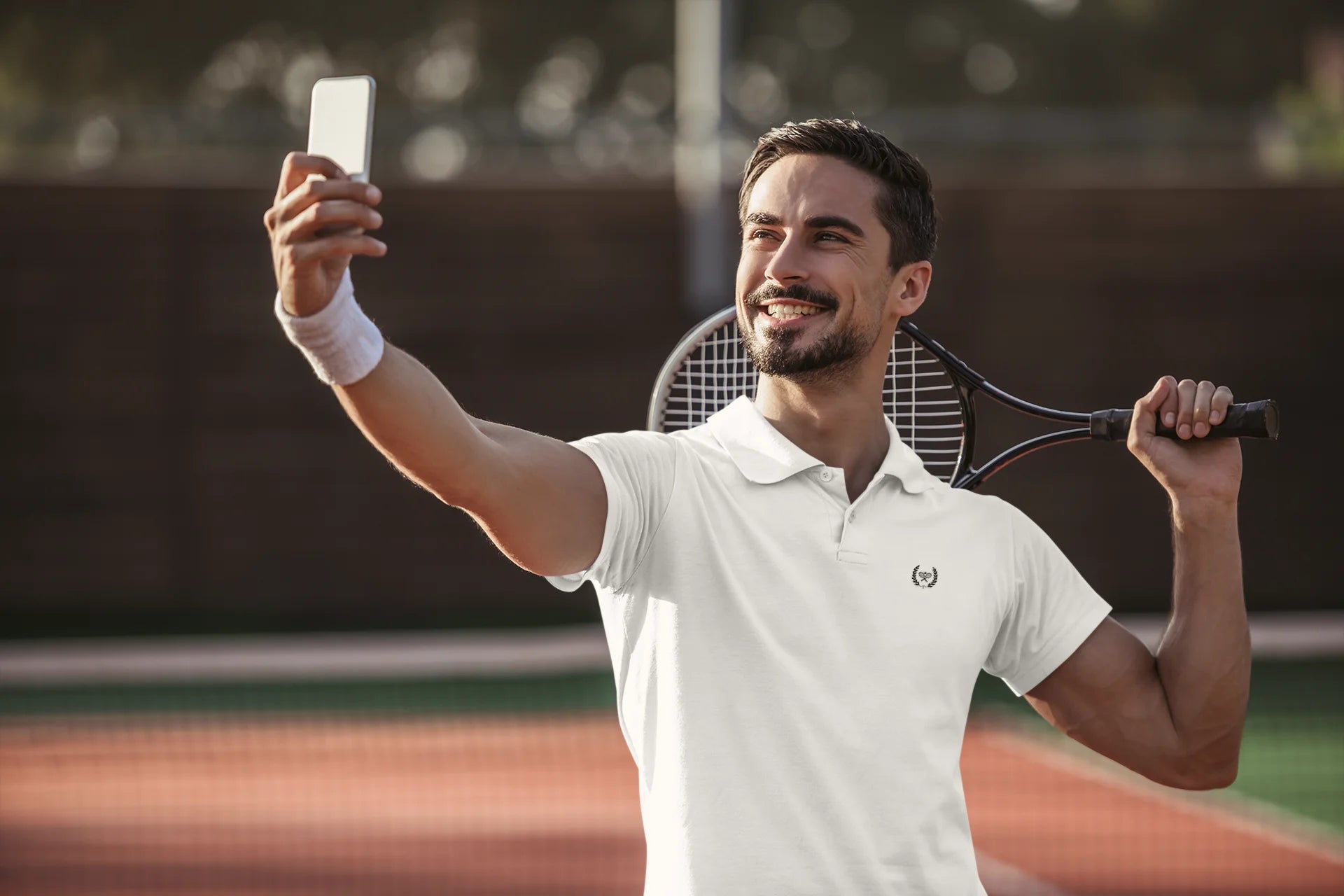 Tennis Laurel Wreath Men Polo Shirt | T Shirt 80s