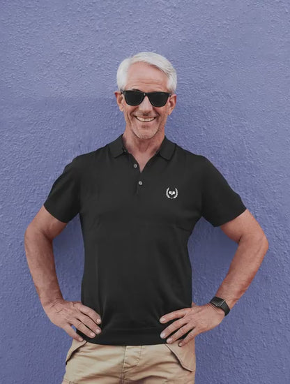 Film Men's Polo Shirt Emblem with Padel