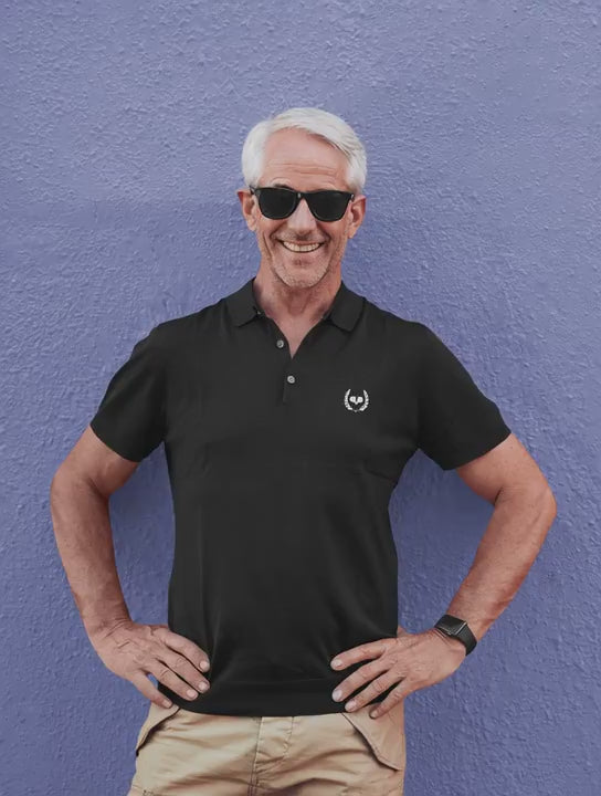 Film Men's Polo Shirt Emblem with Padel