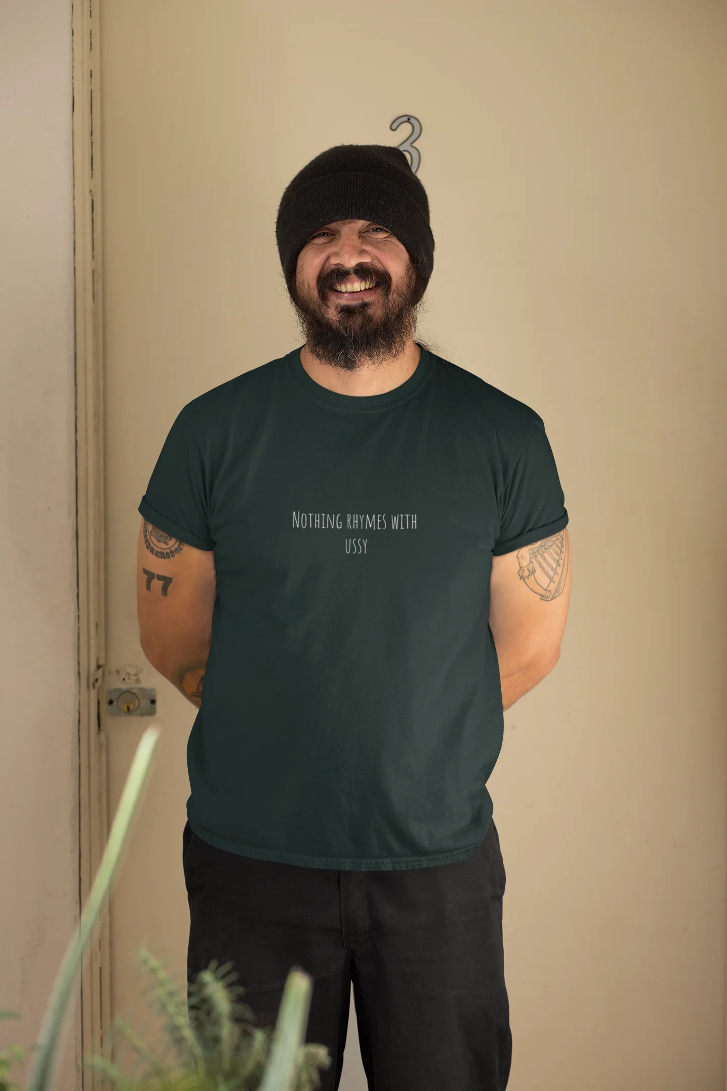Nothing Rhymes With _ussy Shirt – Funny Minimal Tee 