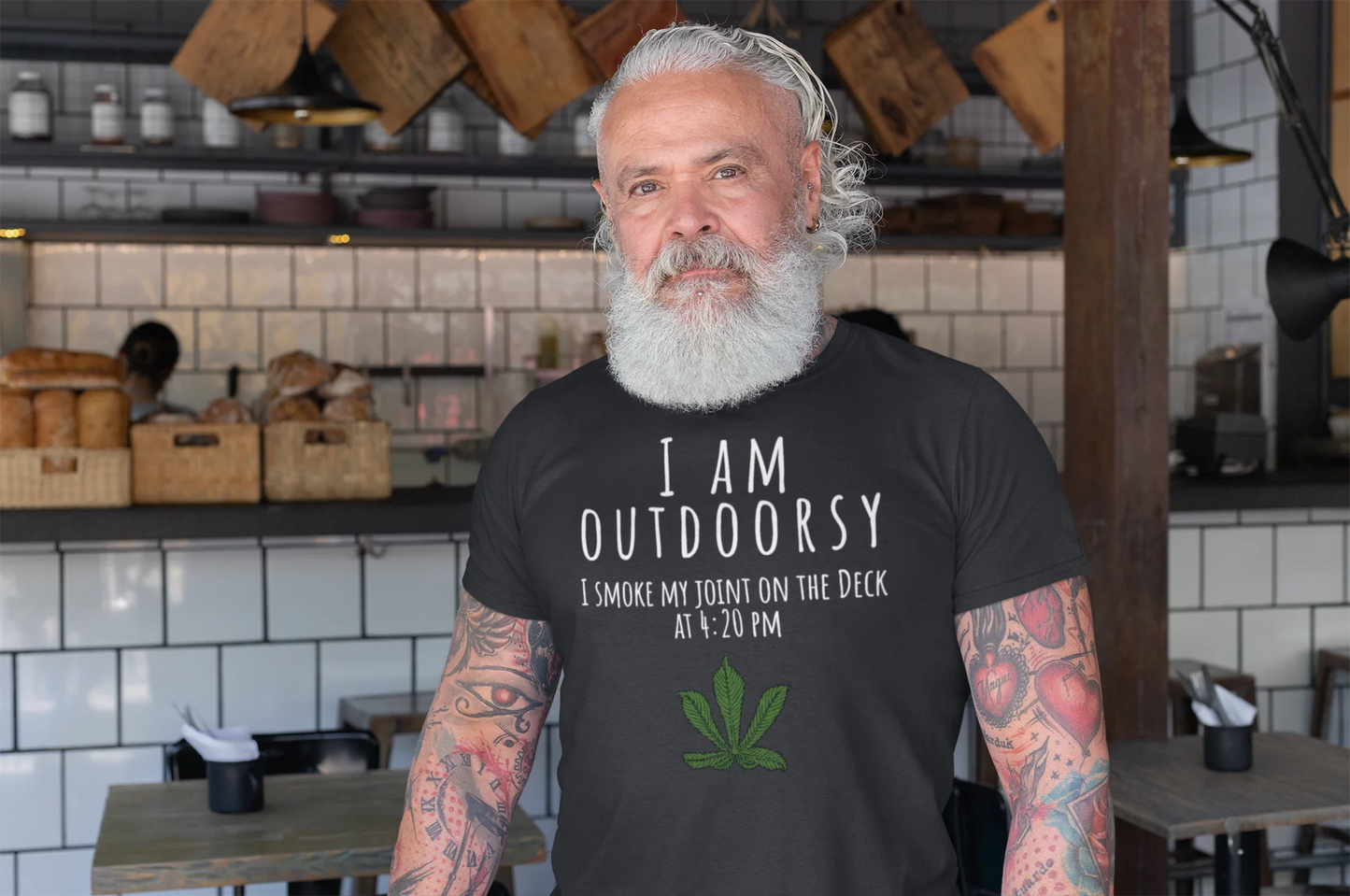 I am Outdoorsy I smoke my oint on the deck at 420 PM