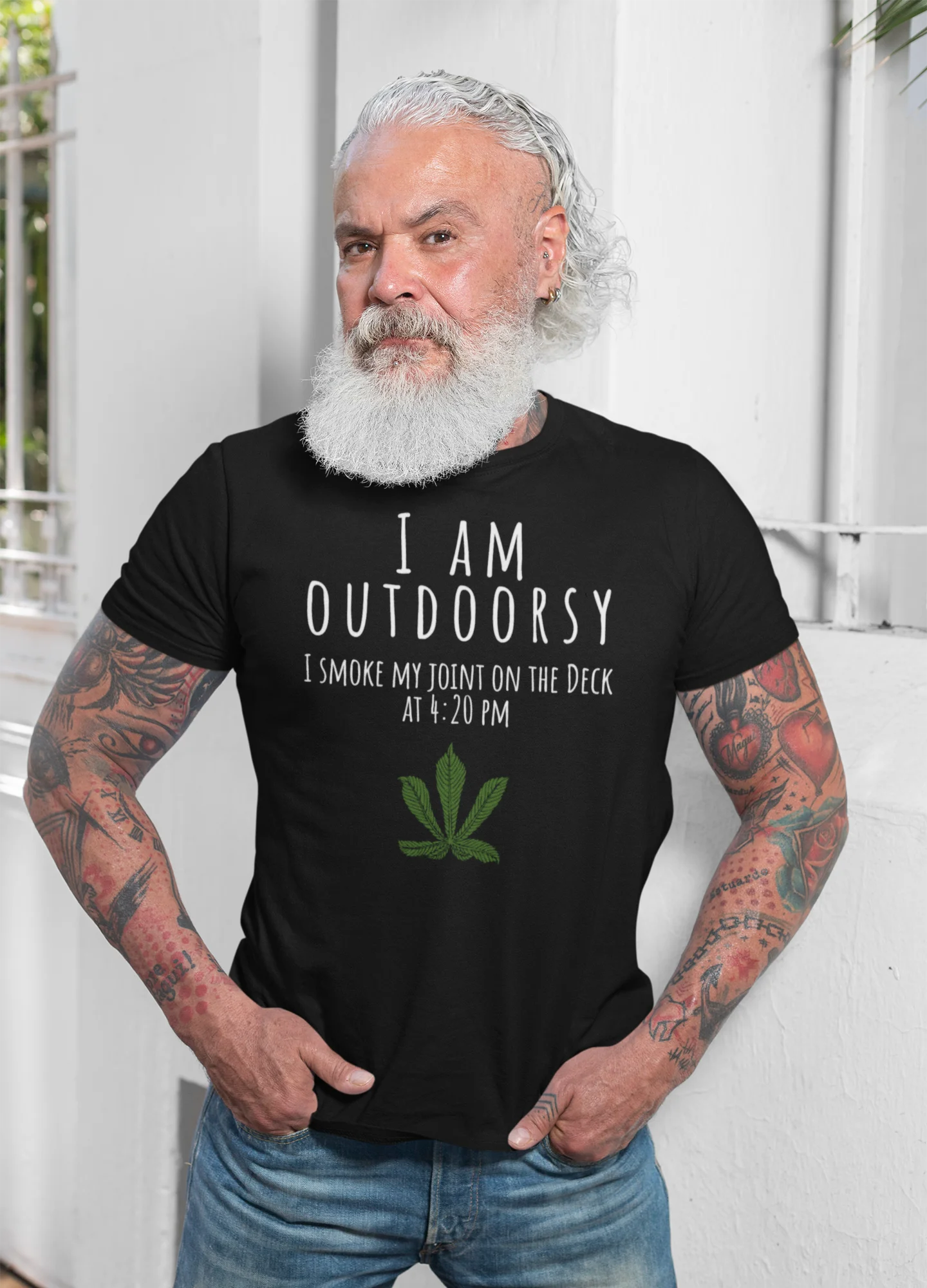 I am Outdoorsy I smoke my oint on the deck at 420 PM