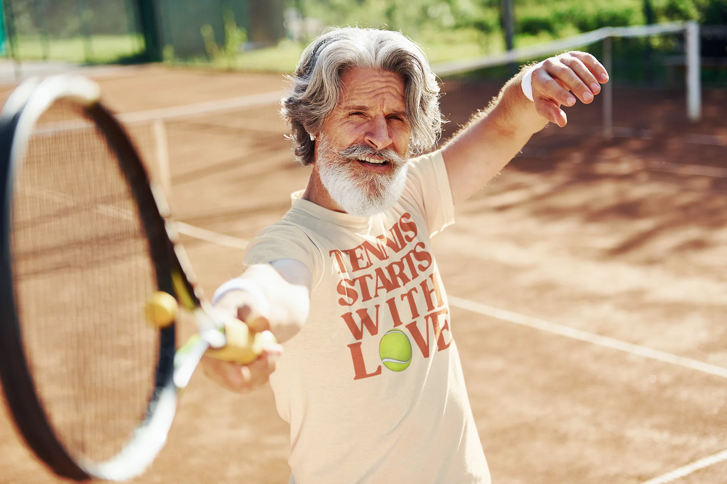 Tennis starts with love 