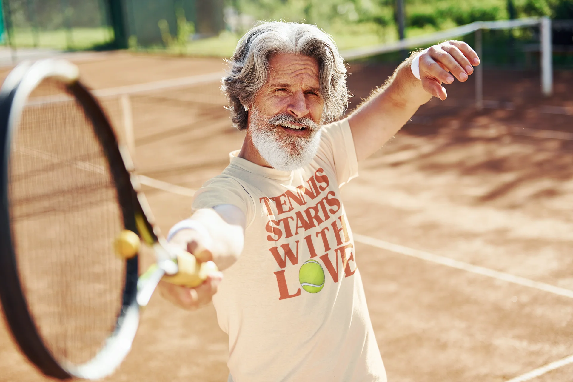Tennis starts with love 