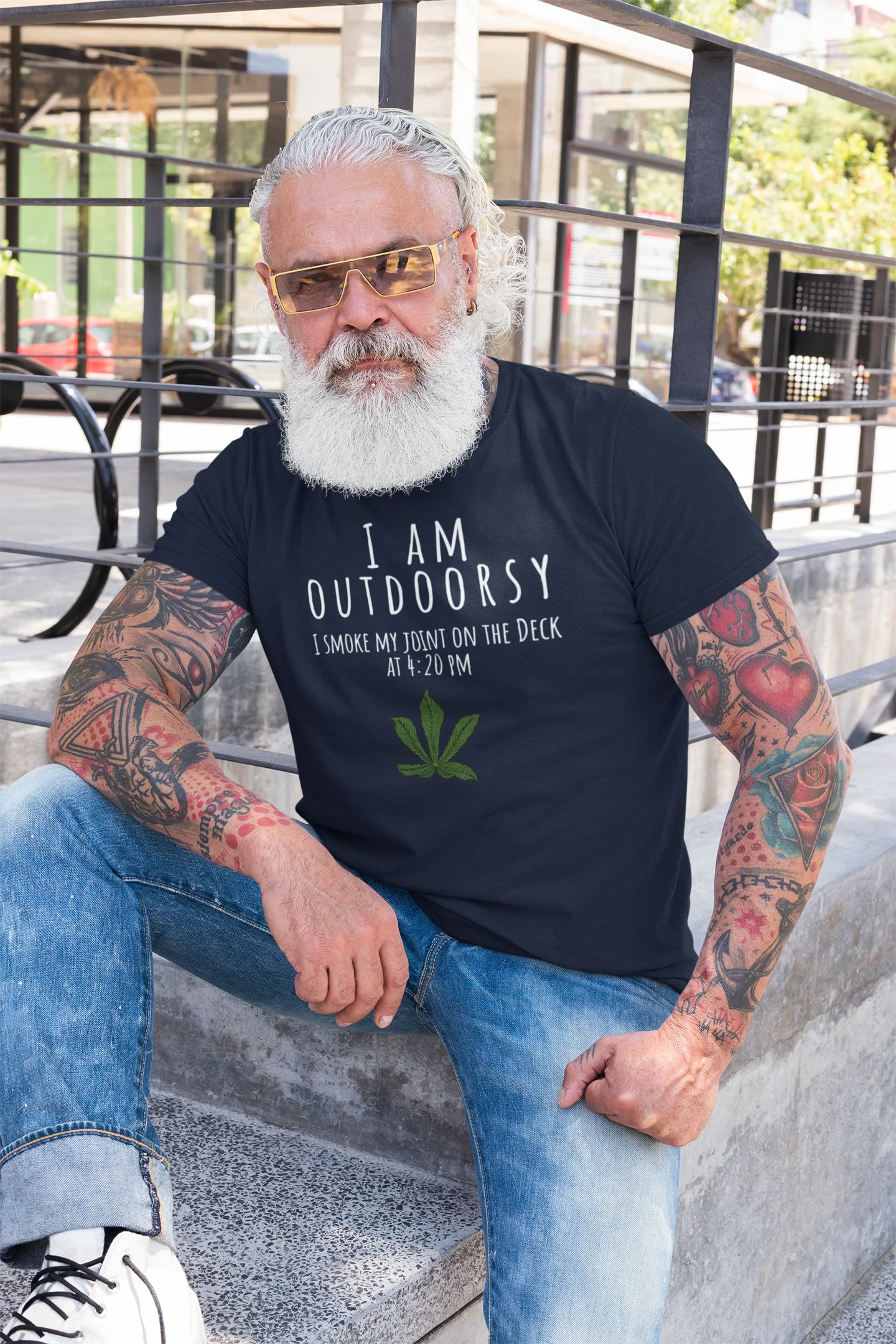 I am Outdoorsy I smoke my oint on the deck at 420 PM