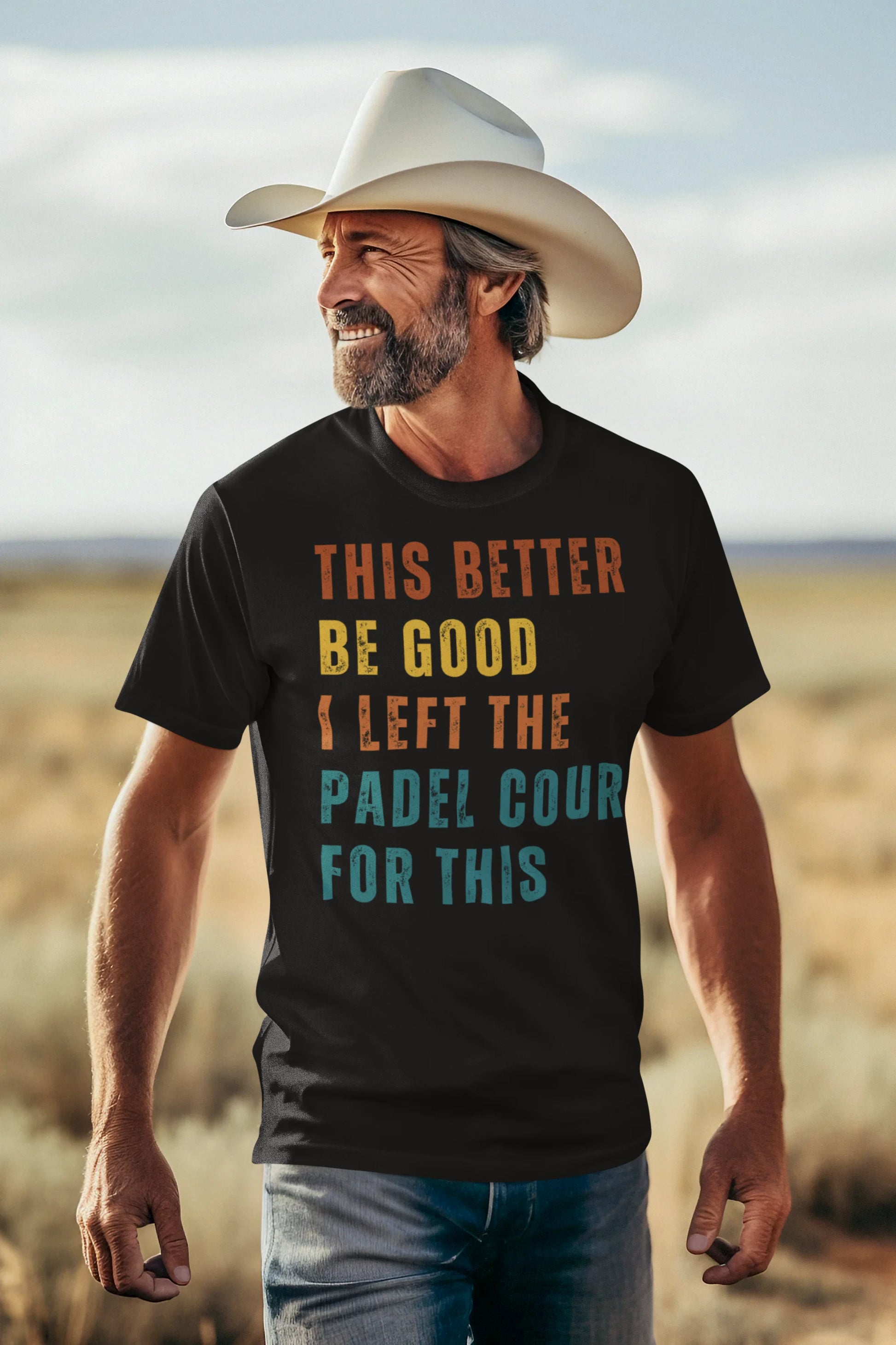 'THIS BETTER BE GOOD I LEFT THE Padel Court for this